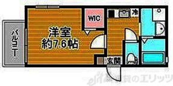 ワコーレヴィータ江坂WESTの物件間取画像